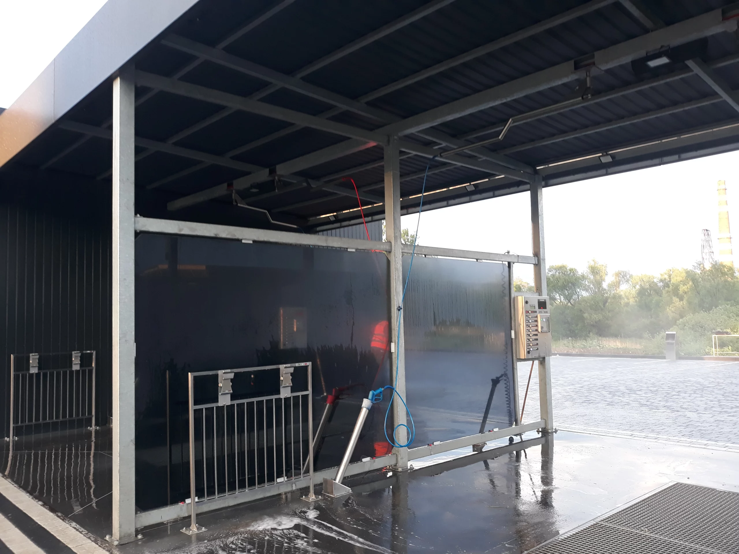 Металоконструкції для автомийок. Автомийка під ключ. 